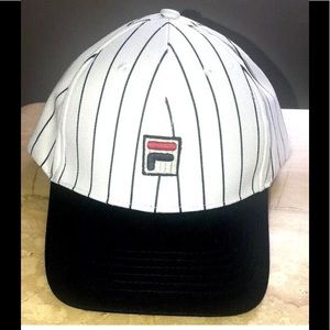 Fila Baseball Hat Striped Snapback Hat Heritage